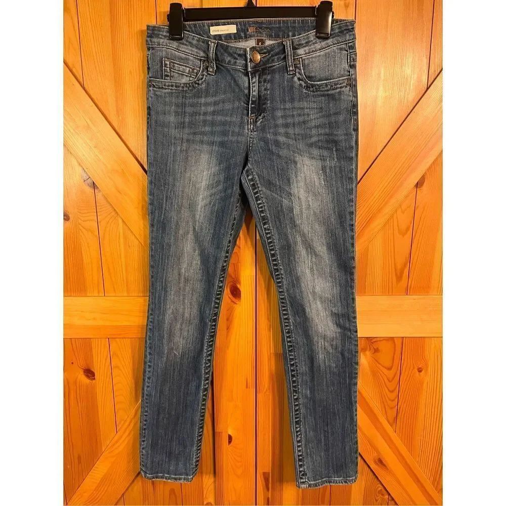 Kut From The Kloth Stevie Straight Leg Jeans Women's Size 6 Denim Stretch (1898)